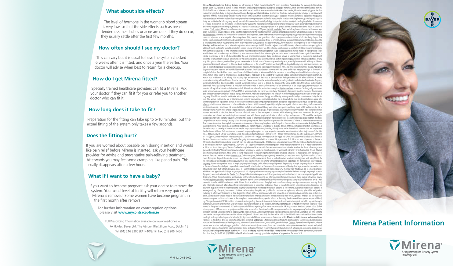 Patient Booklet for Mirena